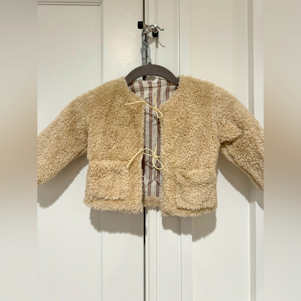 Rylee + Cru Sherpa style jacket. Size 12-18 months.